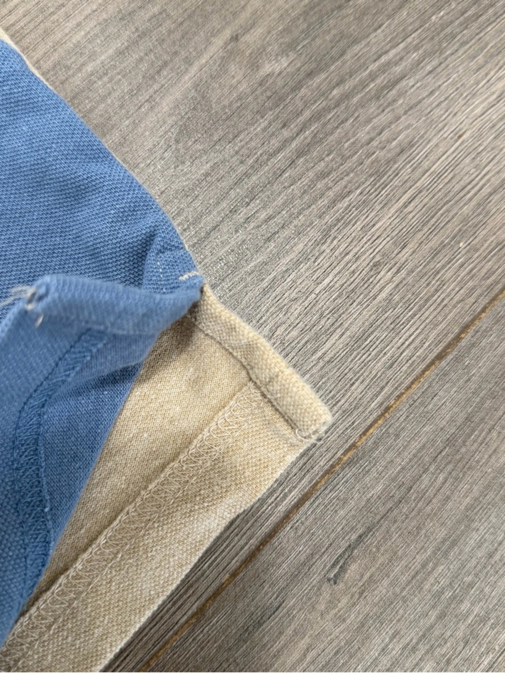 U.S. Polo Assn. Boys' Beige/Gray/White/Blue Striped Polo - Picture 4 of 7